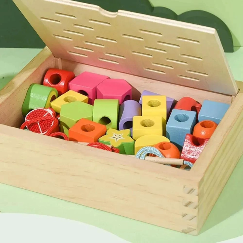 JUGUETE EDUCATIVO DE MADERA PARA APRENDIZAJE DE COLORES Y FORMAS - 5