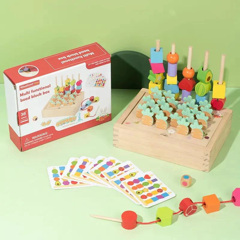 JUGUETE EDUCATIVO DE MADERA PARA APRENDIZAJE DE COLORES Y FORMAS - 7