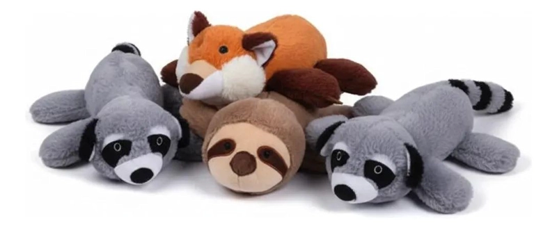 SET DE PELUCHES PARA MASCOTAS DE 26 CM CON FORMAS DE ANIMALES - 1