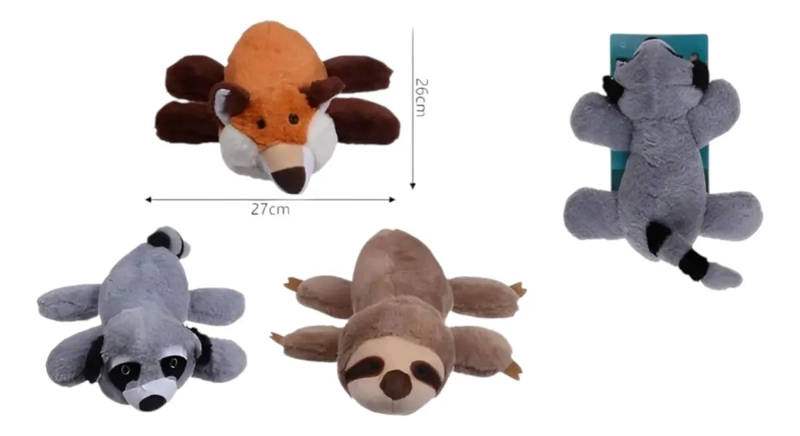 SET DE PELUCHES PARA MASCOTAS DE 26 CM CON FORMAS DE ANIMALES - 2