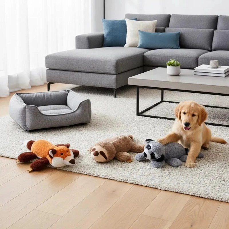 SET DE PELUCHES PARA MASCOTAS DE 26 CM CON FORMAS DE ANIMALES - 4