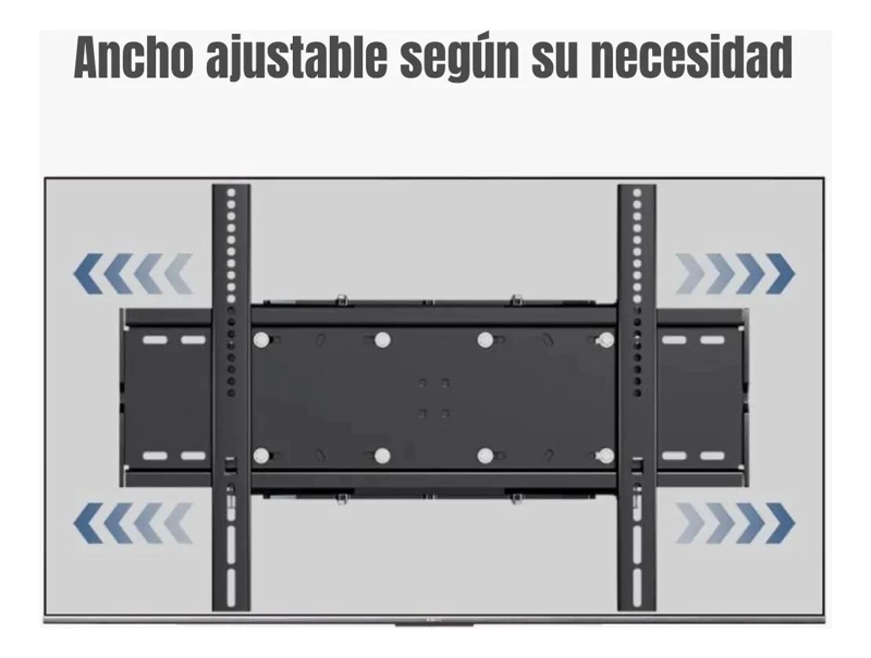 SOPORTE DE TELEVISION DOBLE BRAZO AJUSTABLE PARA PANTALLAS DE 40 A 75 PULGADAS - 2