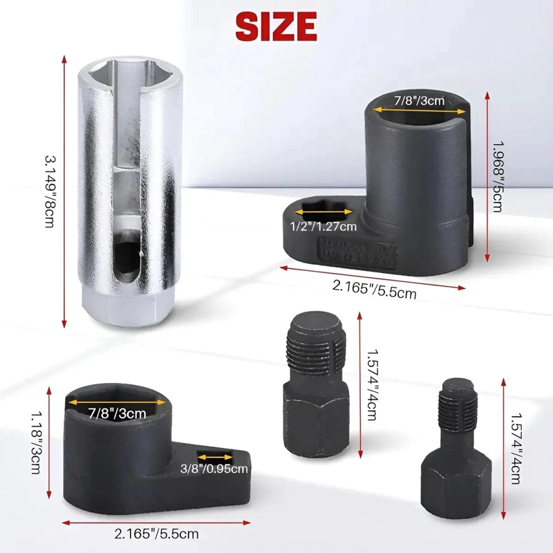 KIT DE HERRAMIENTAS PARA SENSORES DE OXIGENO AUTOMOTRIZ UNIVERSAL - 3