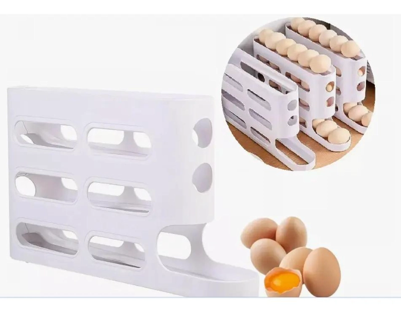 DISPENSADOR DE HUEVOS PRACTICO CON CAPACIDAD PARA 26 HUEVOS - 1