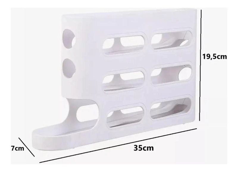 DISPENSADOR DE HUEVOS PRACTICO CON CAPACIDAD PARA 26 HUEVOS - 2