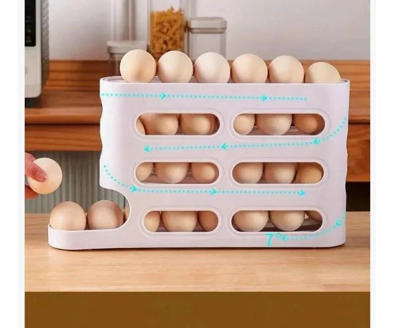 DISPENSADOR DE HUEVOS PRACTICO CON CAPACIDAD PARA 26 HUEVOS - 4