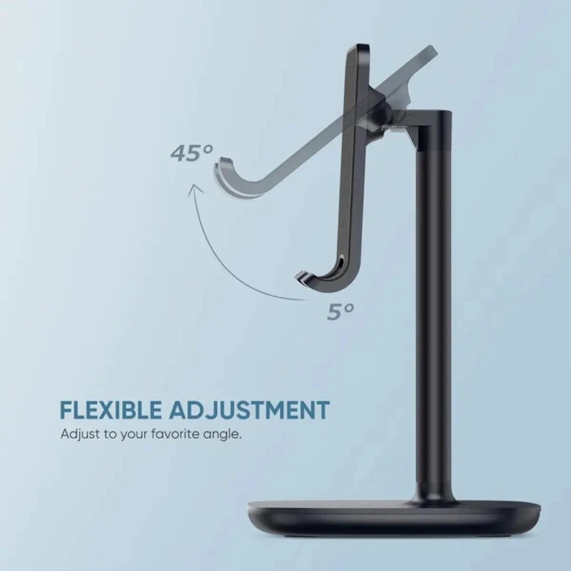 SOPORTE DE ESCRITORIO PARA SMARTPHONE PLATEADO - 5