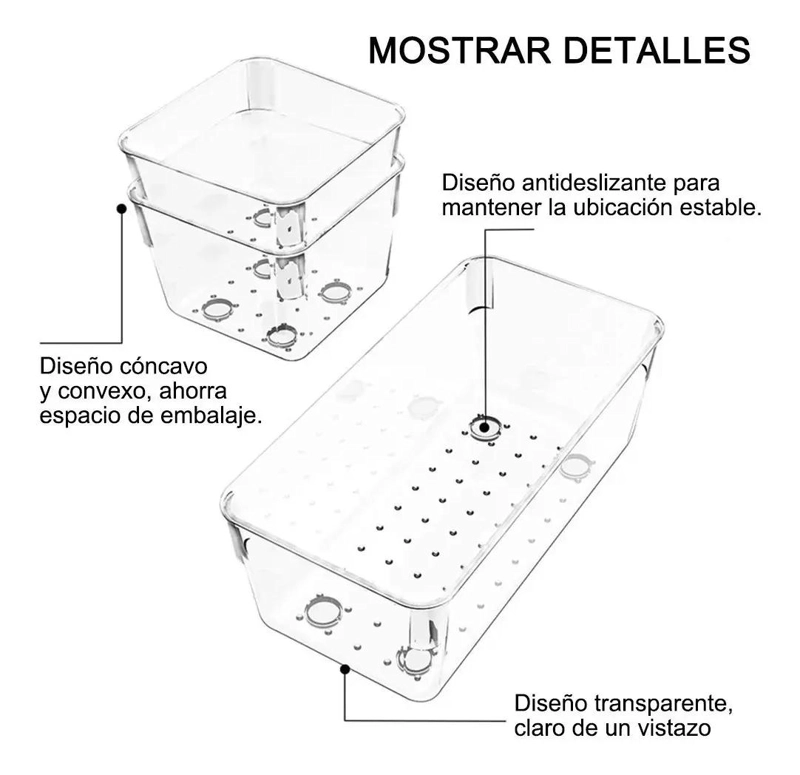 JUEGO DE 16 CAJONES ORGANIZADORES PARA ESCRITORIO - 4