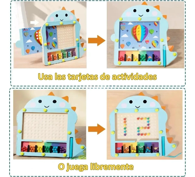 TABLERO MAGNE TICO EDUCATIVO PARA ACTIVIDADES CREATIVAS - 2