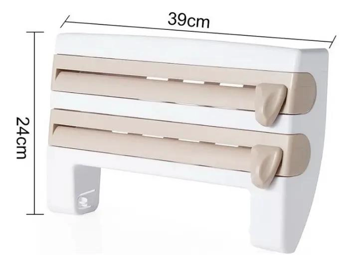 DISPENSADOR MULTIFUNCIONAL PARA TOALLAS Y FILMS DE COCINA - 4
