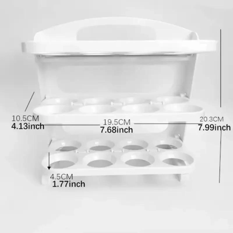BANDEJA ORGANIZADORA PARA 60 HUEVOS CON DISEÑO PRACTICO - 5