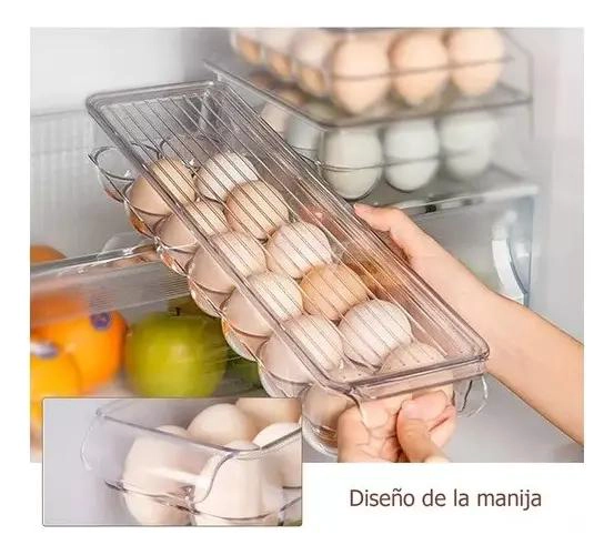 PACK DE 2 ORGANIZADORES DE HUEVOS APILABLES PARA REFRIGERADOR - 6