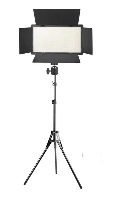 KIT DE ILUMINACION LED U-800 CON TRIPODE Y ACCESORIOS - 1