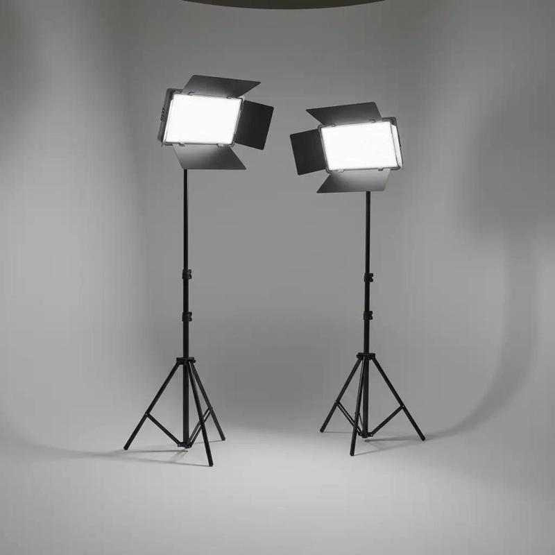 KIT DE ILUMINACION LED U-800 CON TRIPODE Y ACCESORIOS - 3