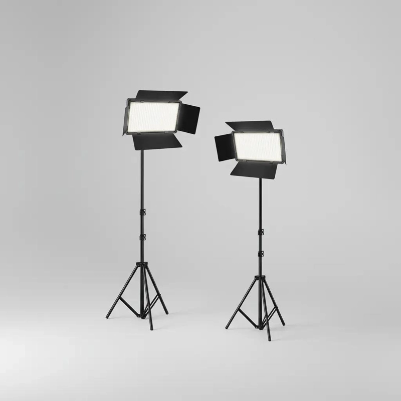 KIT DE ILUMINACION LED U-800 CON TRIPODE Y ACCESORIOS - 4