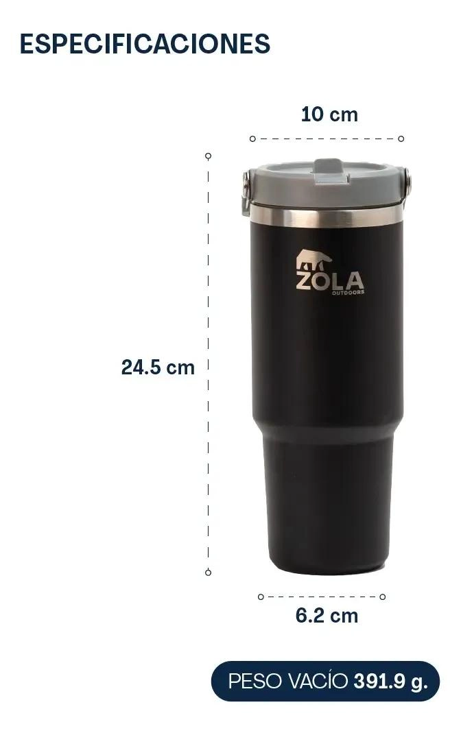 TERMO BOTELLA TE RMICA 890ML VERDE MENTA RESISTENTE - 6