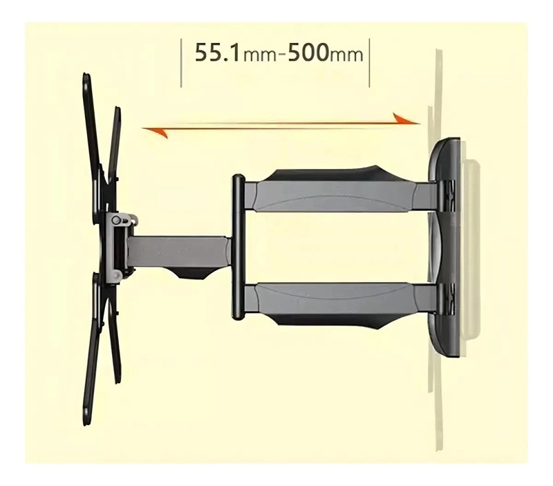 SOPORTE DE TV GIRATORIO PLEGABLE PARA PANTALLAS DE 32 A 55 PULGADAS - 10