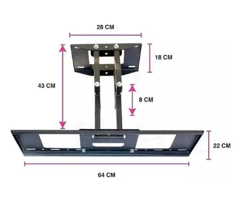 SOPORTE DE PARED PARA TELEVISORES DE 40 A 80 PULGADAS - 2