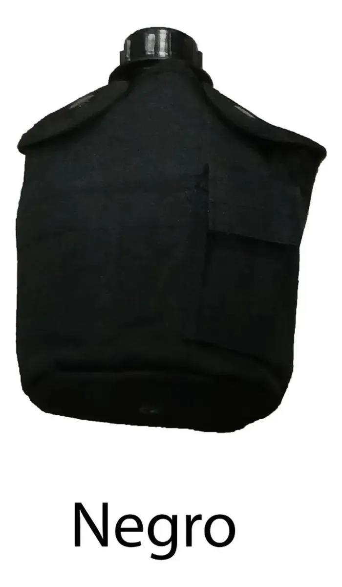 CANTIMPLORA TACTICA DE ALUMINIO PARA CAMPING 1 LITRO - 1