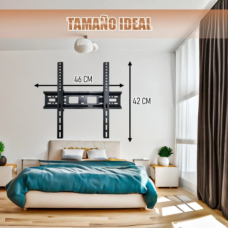 SOPORTE DE PARED PARA TELEVISORES DE 32 A 55 PULGADAS INCLINABLE - 2