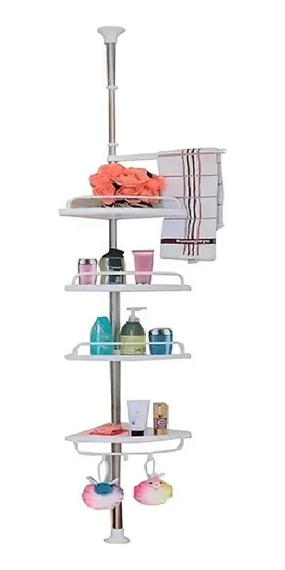 ORGANIZADOR ESQUINERO PARA DUCHA Y BAÑO AJUSTABLE DE 4 PISOS - 7