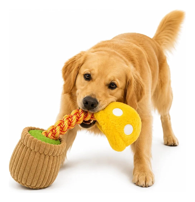 JUGUETE DE PELUCHE RESISTENTE PARA PERROS DE 35 CM - 1