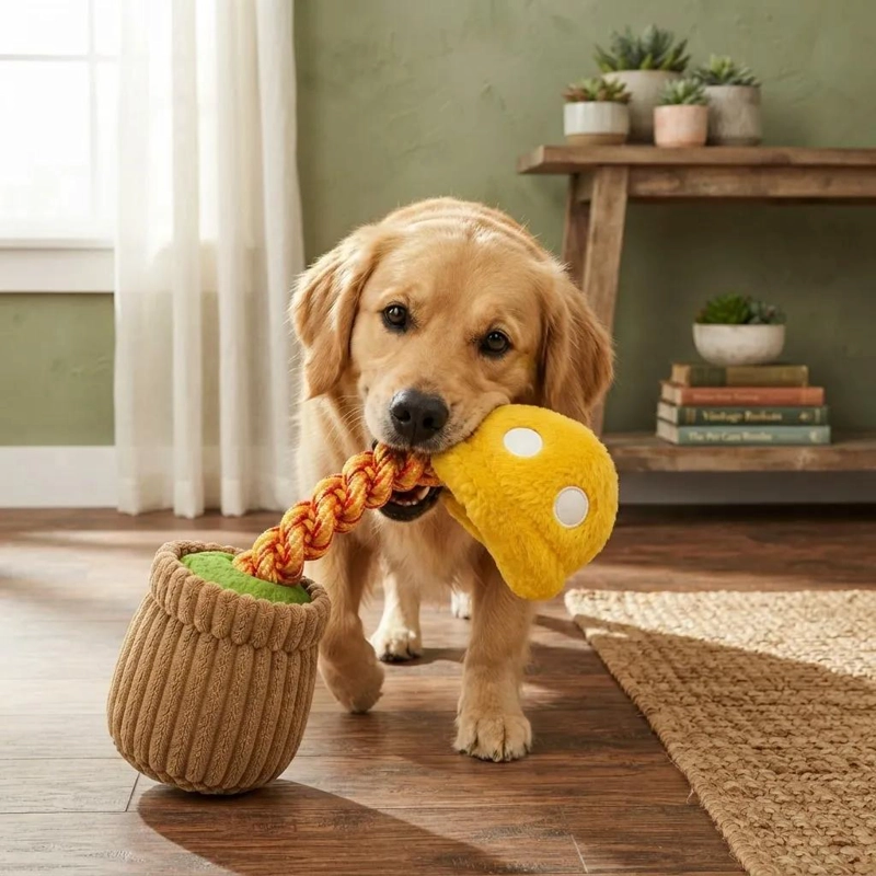 JUGUETE DE PELUCHE RESISTENTE PARA PERROS DE 35 CM - 4