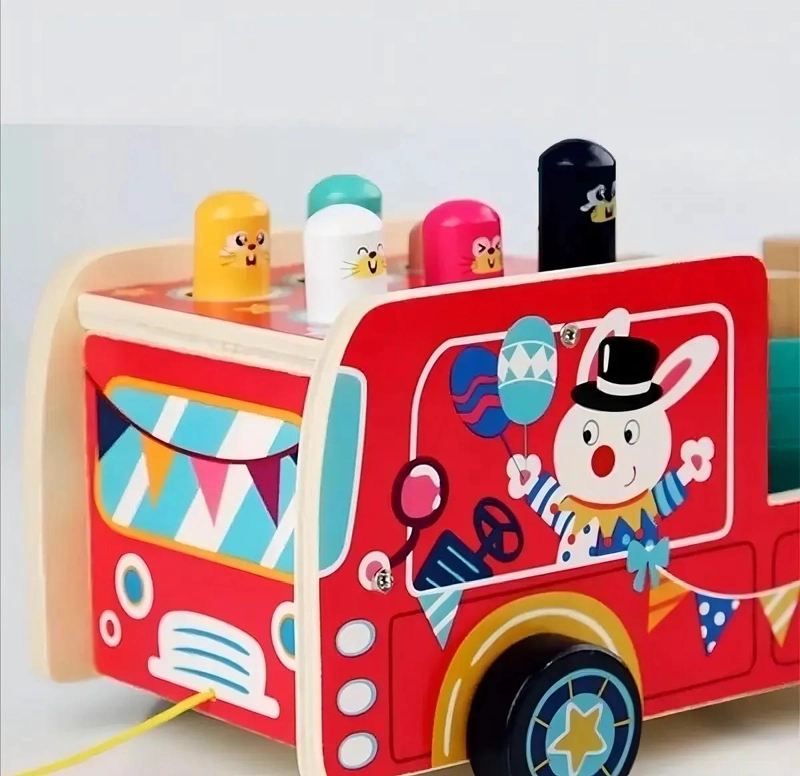 JUGUETE DIDACTICO DE MADERA PARA DESARROLLO INFANTIL - 6