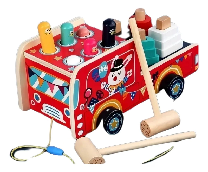 JUGUETE DIDACTICO DE MADERA PARA DESARROLLO INFANTIL - 9