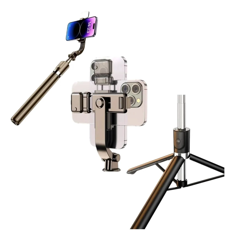 TRIPODE TELE FONO AJUSTABLE 170 CM CON CONTROL REMOTO - 2