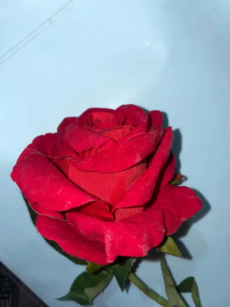 PACK DE 15 ROSAS ROJAS ARTIFICIALES DE 50 CM PARA DECORACION - 3