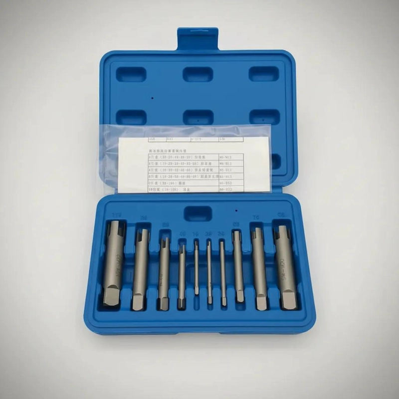 JUEGO SET EXTRACTOR DE PERNOS Y TORNILLOS 10 PIEZAS - 5