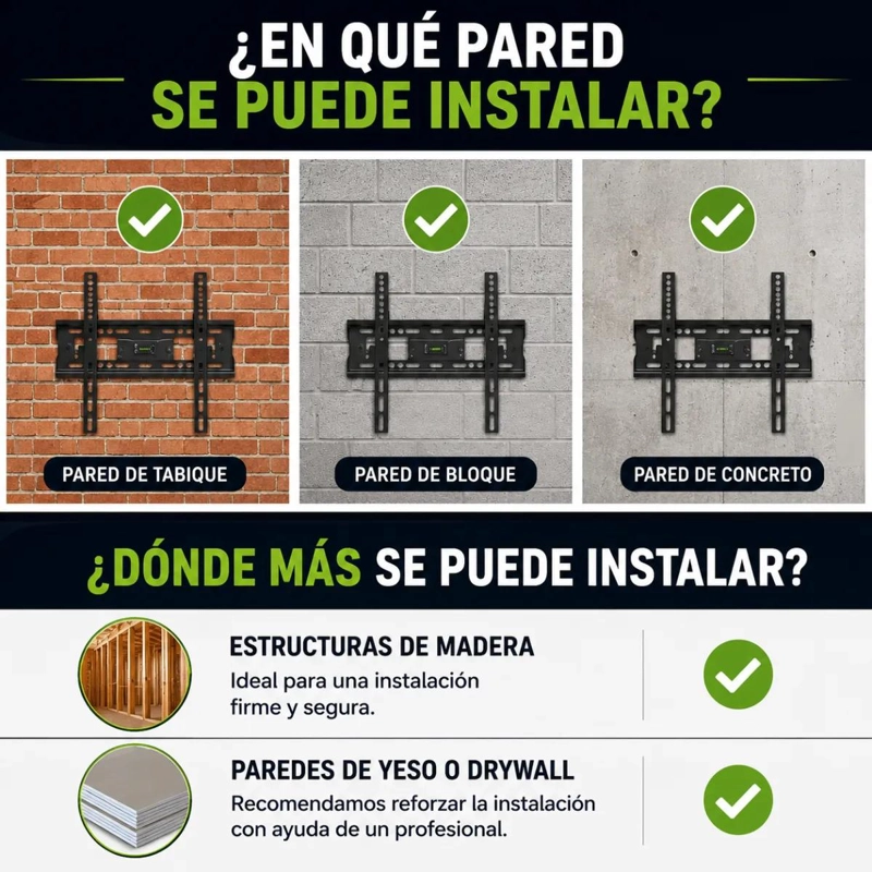SOPORTE DE PARED ARTICULADO PARA TV DE 10 A 32 PULGADAS - 7