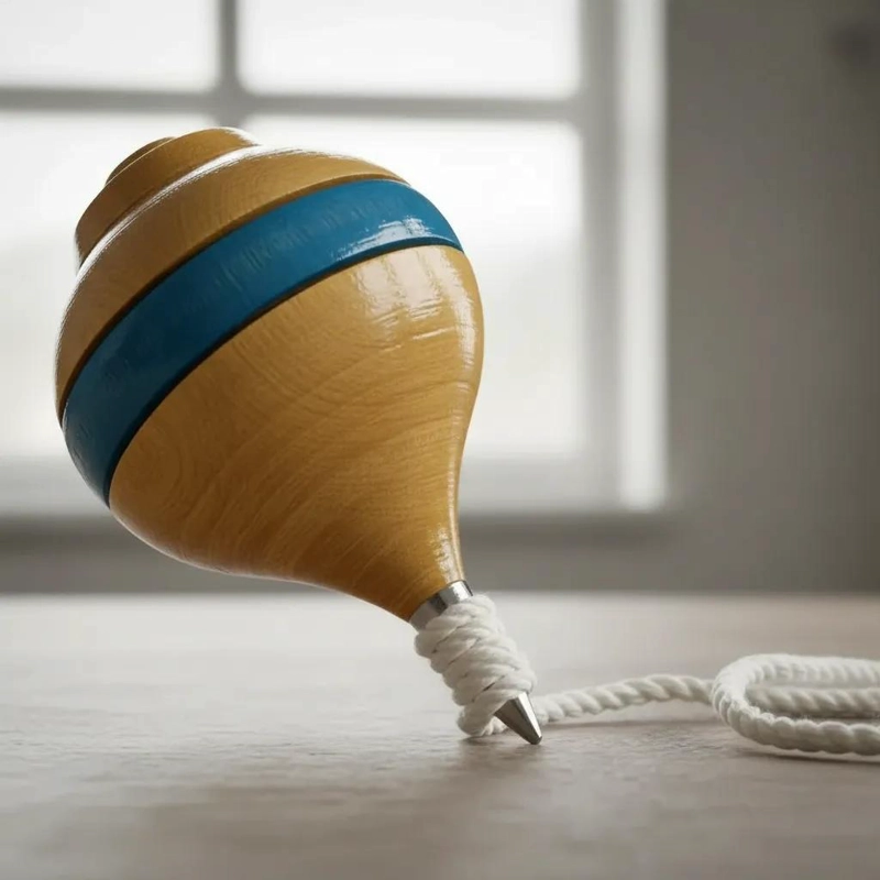 SET DE JUEGOS TRADICIONALES CHILENOS EMBOQUE Y TROMPO DE MADERA - 5