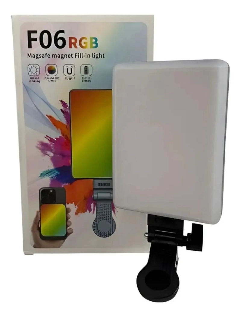 LUZ LED PORTATIL RGB AJUSTABLE PARA FOTOGRAFIA Y VIDEO - 4
