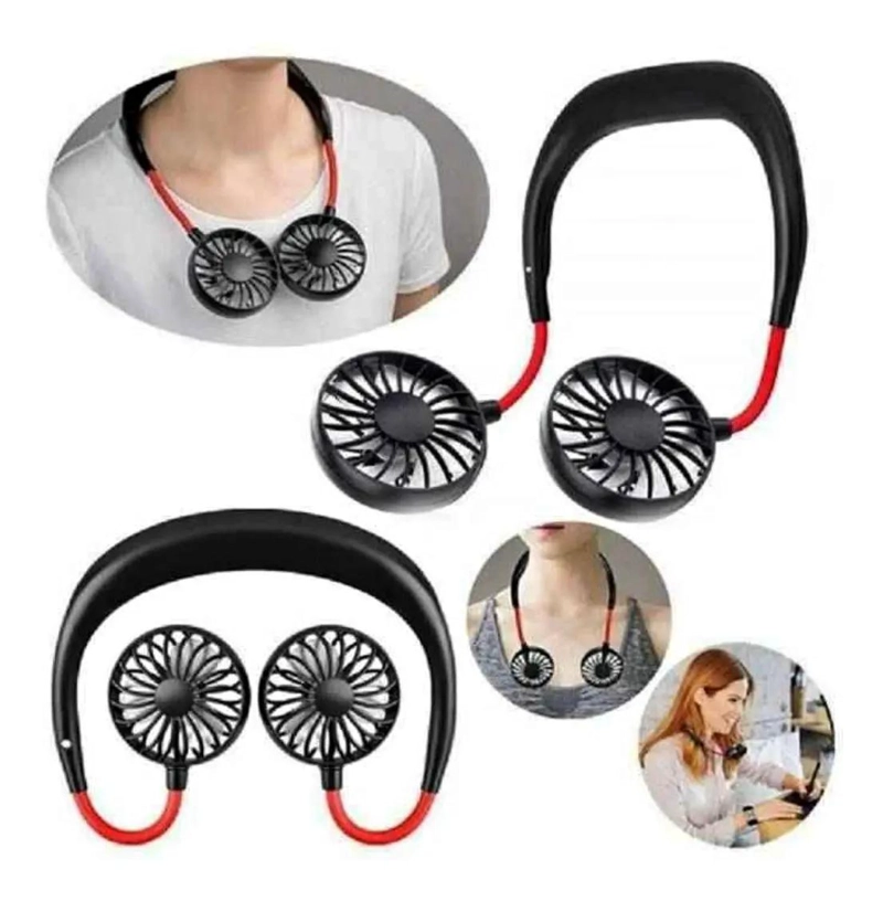 VENTILADOR PORTATIL DE CUELLO CON FUNCION DE AROMATERAPIA - 2