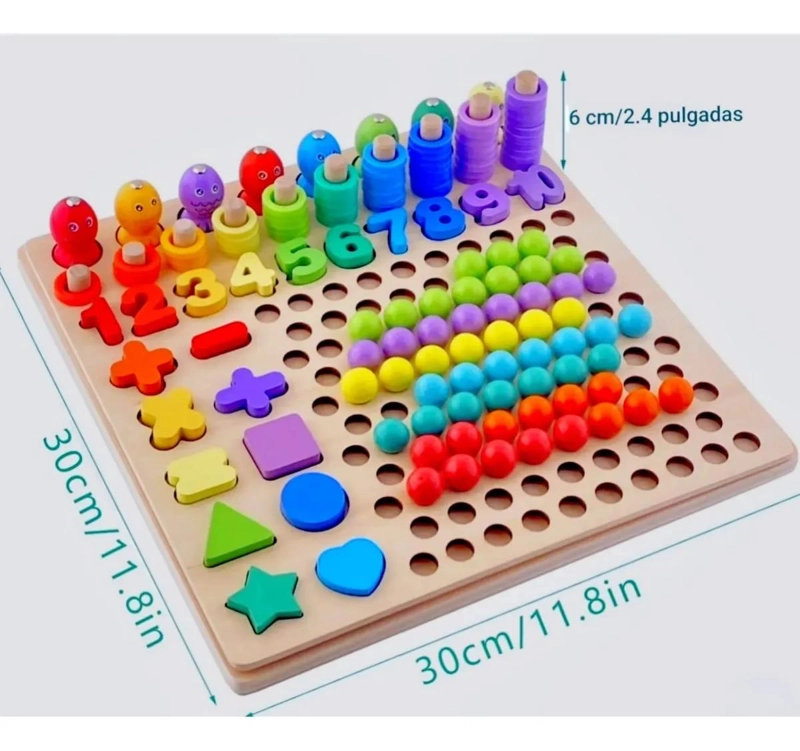 JUEGO EDUCATIVO SENSORIAL PARA DESARROLLO INFANTIL - 2