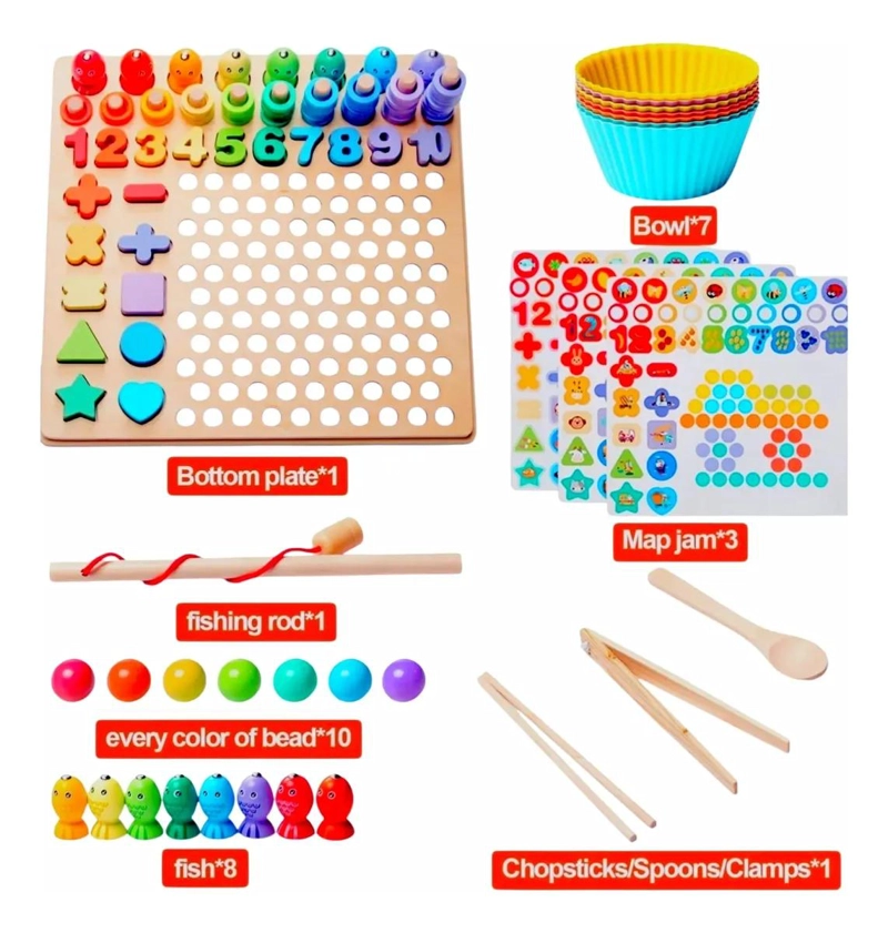 JUEGO EDUCATIVO SENSORIAL PARA DESARROLLO INFANTIL - 9
