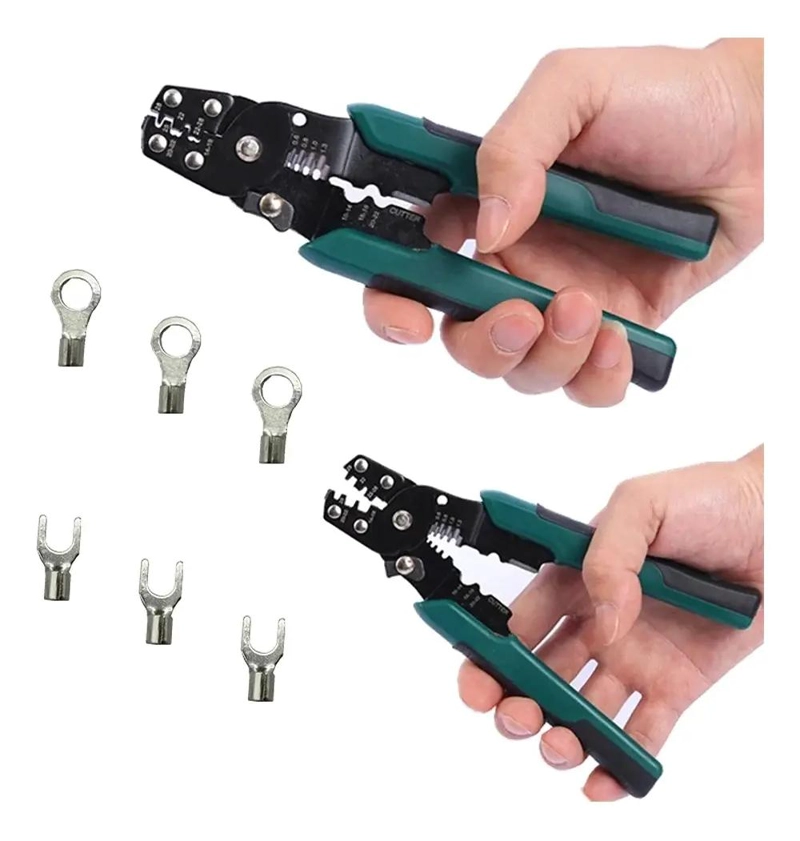 KIT ALICATE PELACABLE Y TERMINALES ANILLO - 2