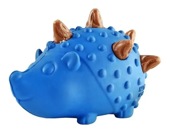 JUGUETE DENTAL ERIZO 2 EN 1 PARA PERROS CON SNACKS - 1