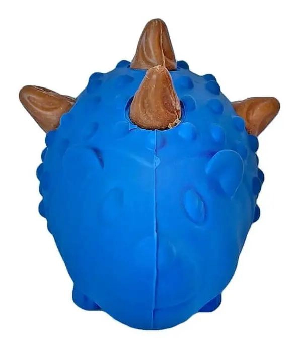 JUGUETE DENTAL ERIZO 2 EN 1 PARA PERROS CON SNACKS - 3