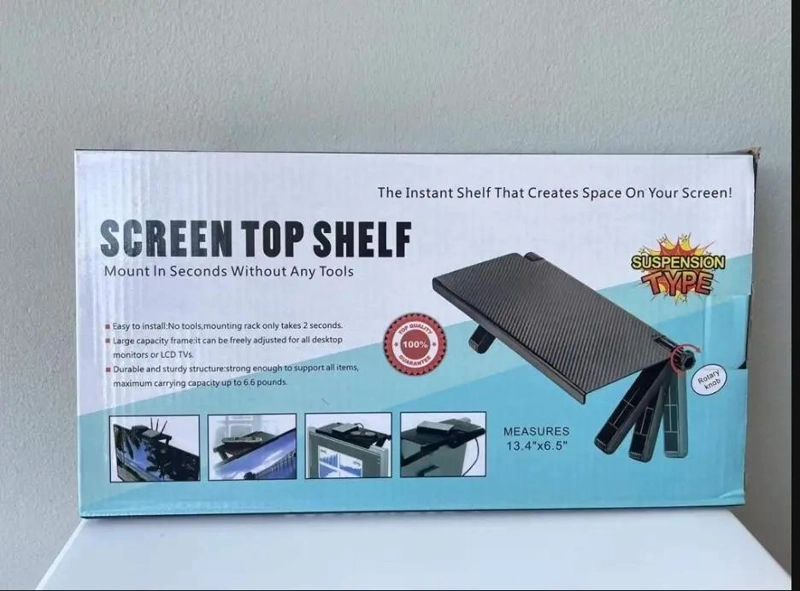 SOPORTE PLEGABLE PARA DECODIFICADOR Y ACCESORIOS DE TV - 5