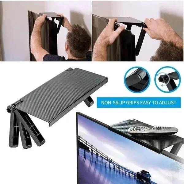 SOPORTE PLEGABLE PARA DECODIFICADOR Y ACCESORIOS DE TV - 7