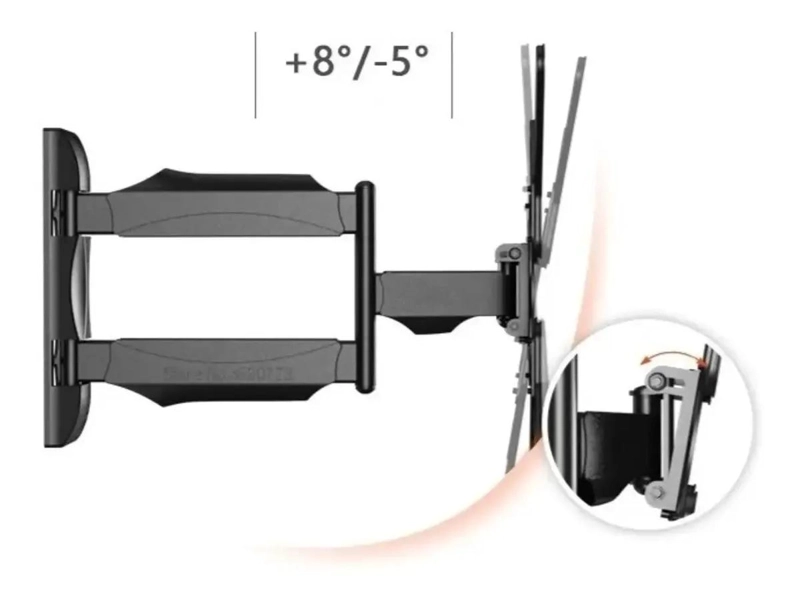SOPORTE DE PARED PARA TV AJUSTABLE DE 32 A 55 PULGADAS - 4