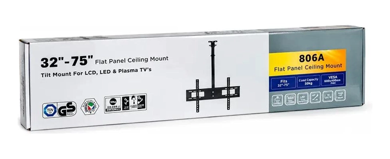 SOPORTE DE TECHO AJUSTABLE PARA TELEVISORES DE 32 A 75 PULGADAS - 1