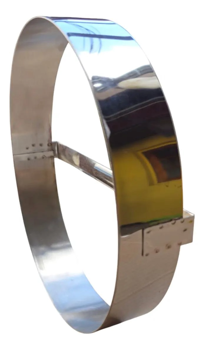 CORTADOR DE MASA DE ACERO INOXIDABLE DE 30 CM PARA REPOSTERIA - 3