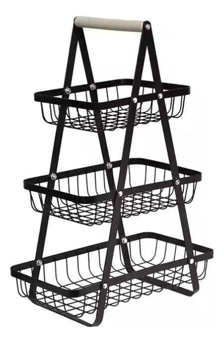 ORGANIZADOR VERTICAL DE FRUTAS Y VERDURAS DE 3 NIVELES - 2