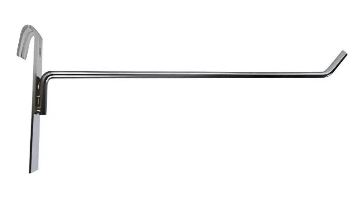 SET DE 10 GANCHOS DE METAL CROMADO PARA MALLA DE 15 CM - 2