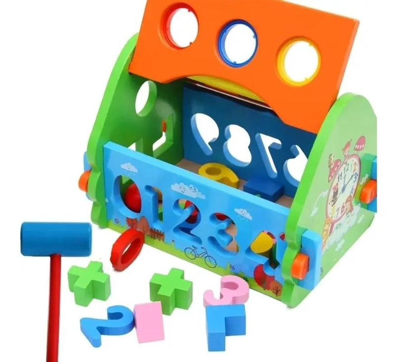 JUGUETE DIDACTICO DE MADERA PARA ESTIMULACION INFANTIL - 3