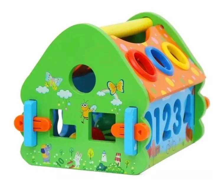 JUGUETE DIDACTICO DE MADERA PARA ESTIMULACION INFANTIL - 4